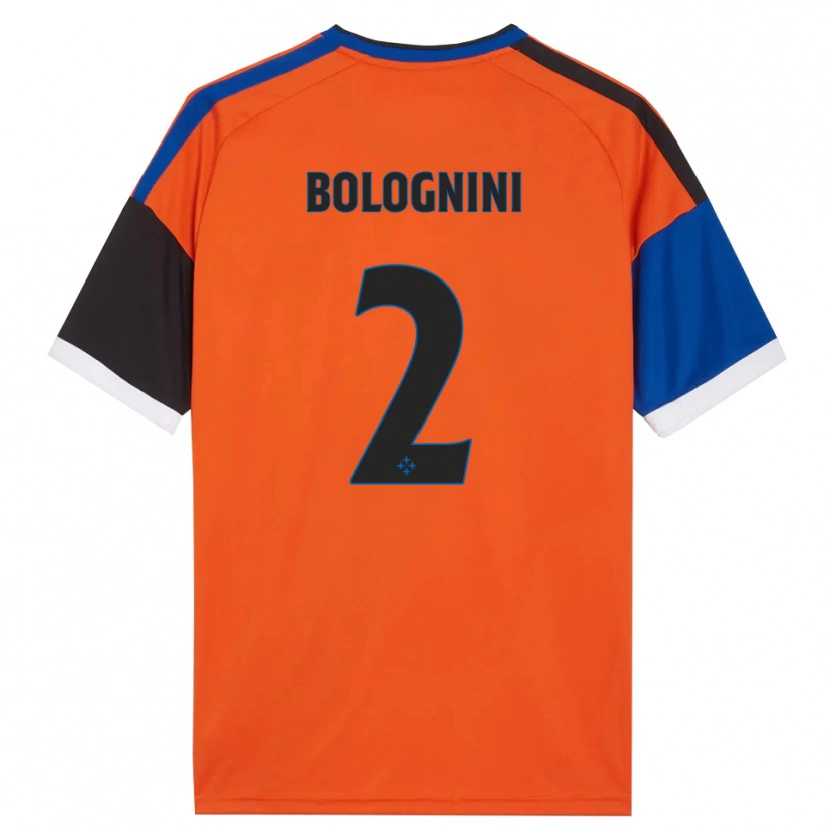 Danxen Herren Andrea Bolognini #2 Orange Blau Schwarz Weiß Auswärtstrikot Trikot 2026/27 T-Shirt Schweiz