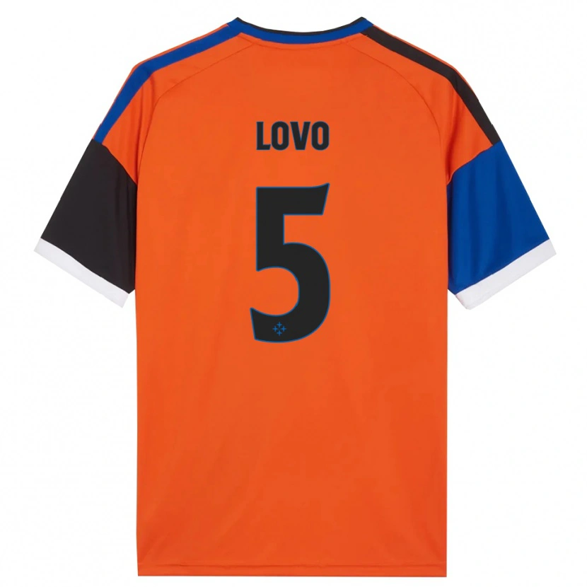 Danxen Herren Pietro Lovo #5 Orange Blau Schwarz Weiß Auswärtstrikot Trikot 2026/27 T-Shirt Schweiz
