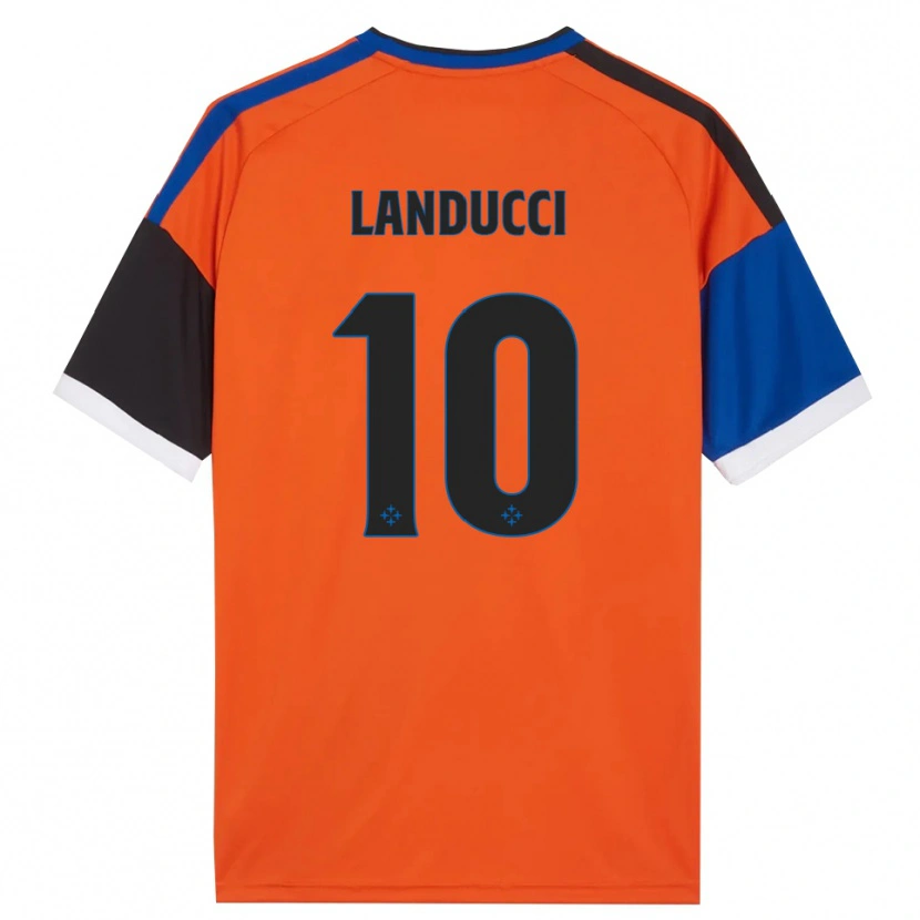 Danxen Herren Umberto Landucci #10 Orange Blau Schwarz Weiß Auswärtstrikot Trikot 2026/27 T-Shirt Schweiz