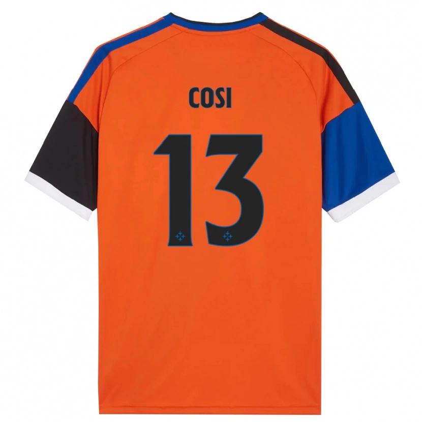 Danxen Herren Tommaso Cosi #13 Orange Blau Schwarz Weiß Auswärtstrikot Trikot 2026/27 T-Shirt Schweiz
