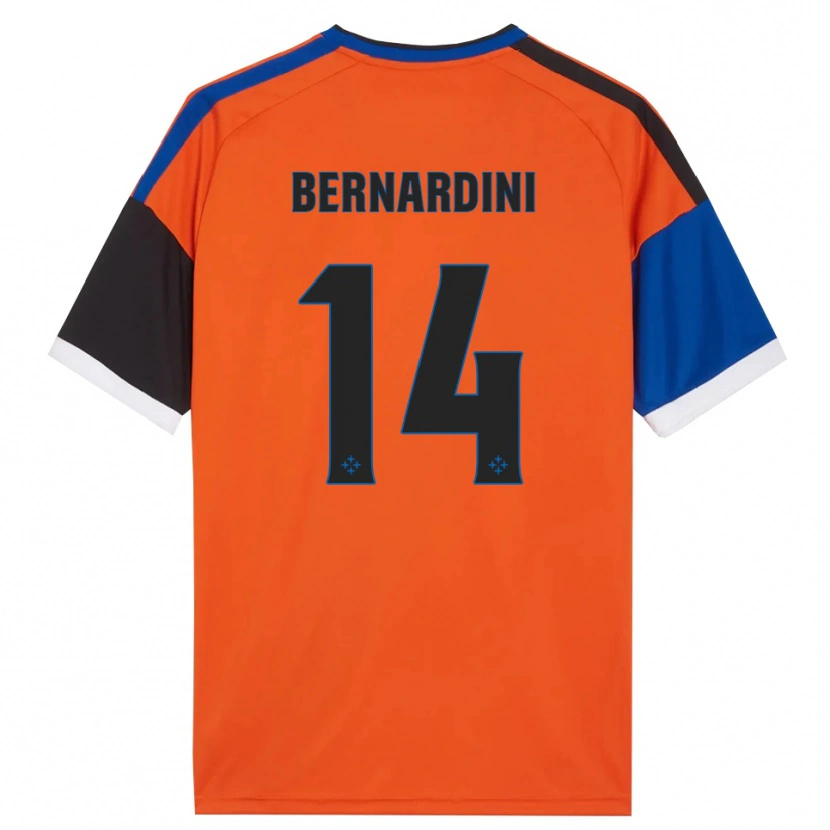 Danxen Herren Andrea Bernardini #14 Orange Blau Schwarz Weiß Auswärtstrikot Trikot 2026/27 T-Shirt Schweiz