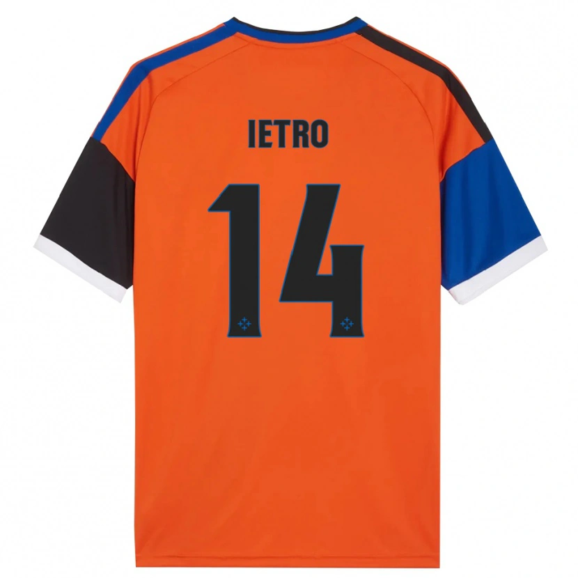 Danxen Herren Alessandro Ietro #14 Orange Blau Schwarz Weiß Auswärtstrikot Trikot 2026/27 T-Shirt Schweiz