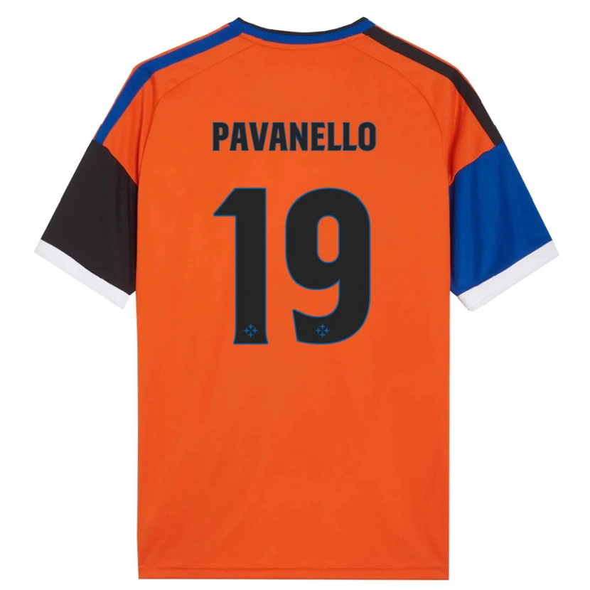 Danxen Herren Andrea Pavanello #19 Orange Blau Schwarz Weiß Auswärtstrikot Trikot 2026/27 T-Shirt Schweiz