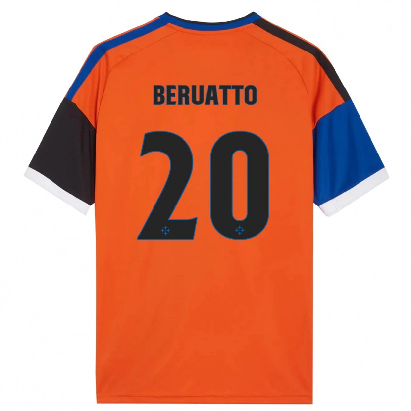 Danxen Herren Pietro Beruatto #20 Orange Blau Schwarz Weiß Auswärtstrikot Trikot 2026/27 T-Shirt Schweiz