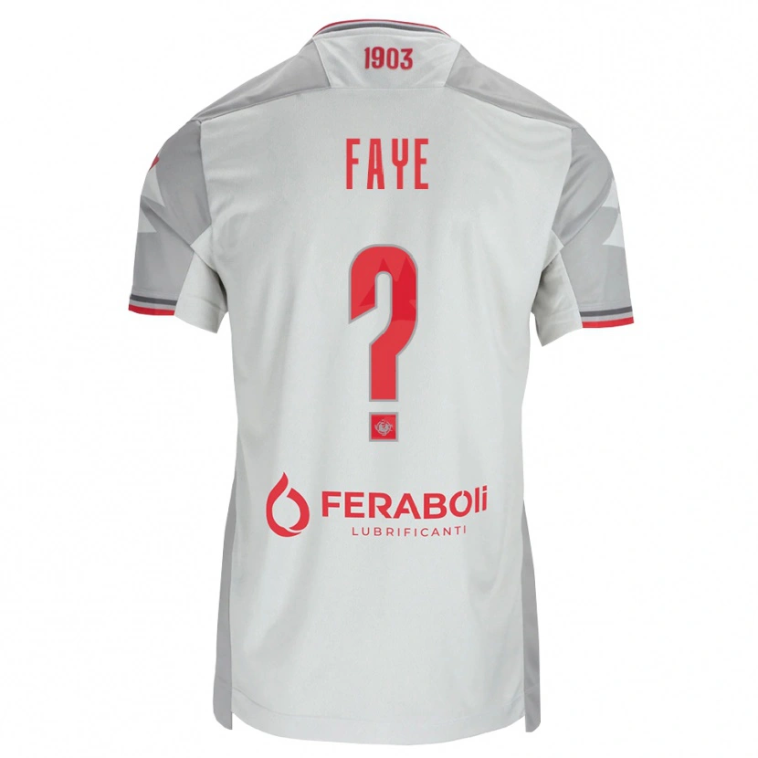Danxen Herren Nouroudine Faye #0 Grau Weiß Rot Auswärtstrikot Trikot 2026/27 T-Shirt Schweiz