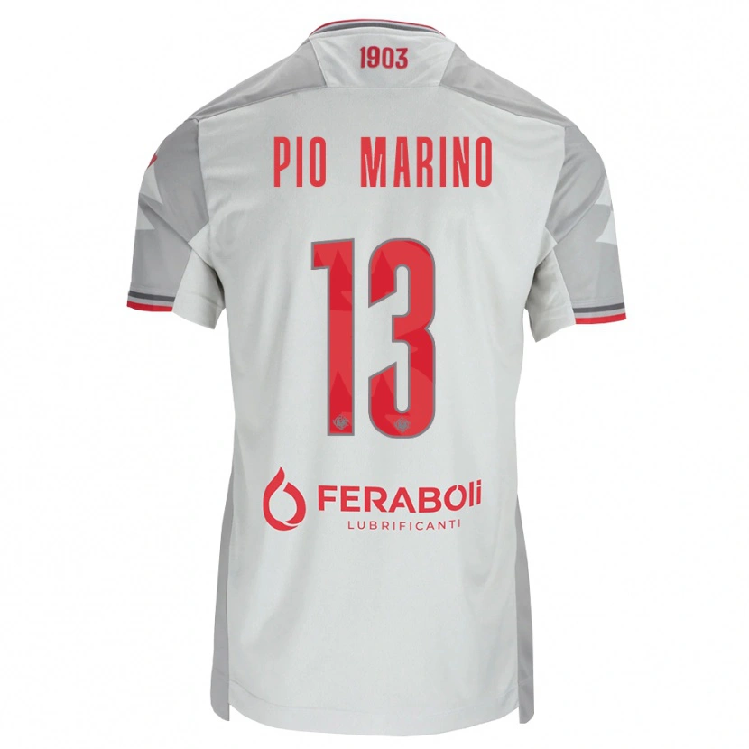 Danxen Herren Lorenzo Pio Marino #13 Grau Weiß Rot Auswärtstrikot Trikot 2026/27 T-Shirt Schweiz