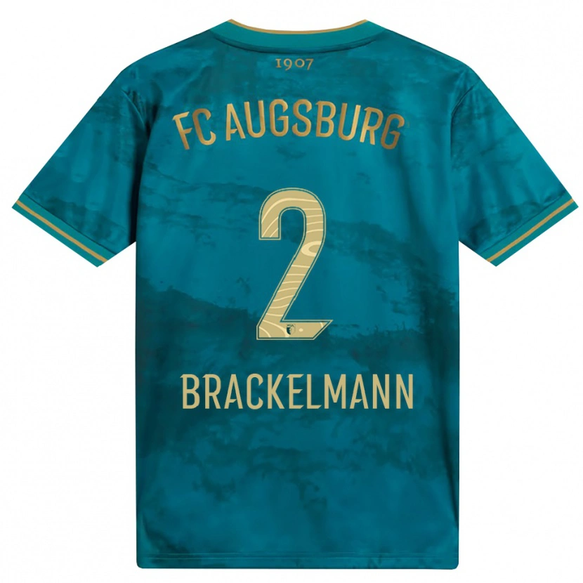 Danxen Herren Calvin Brackelmann #2 Grün Braun Auswärtstrikot Trikot 2026/27 T-Shirt Schweiz