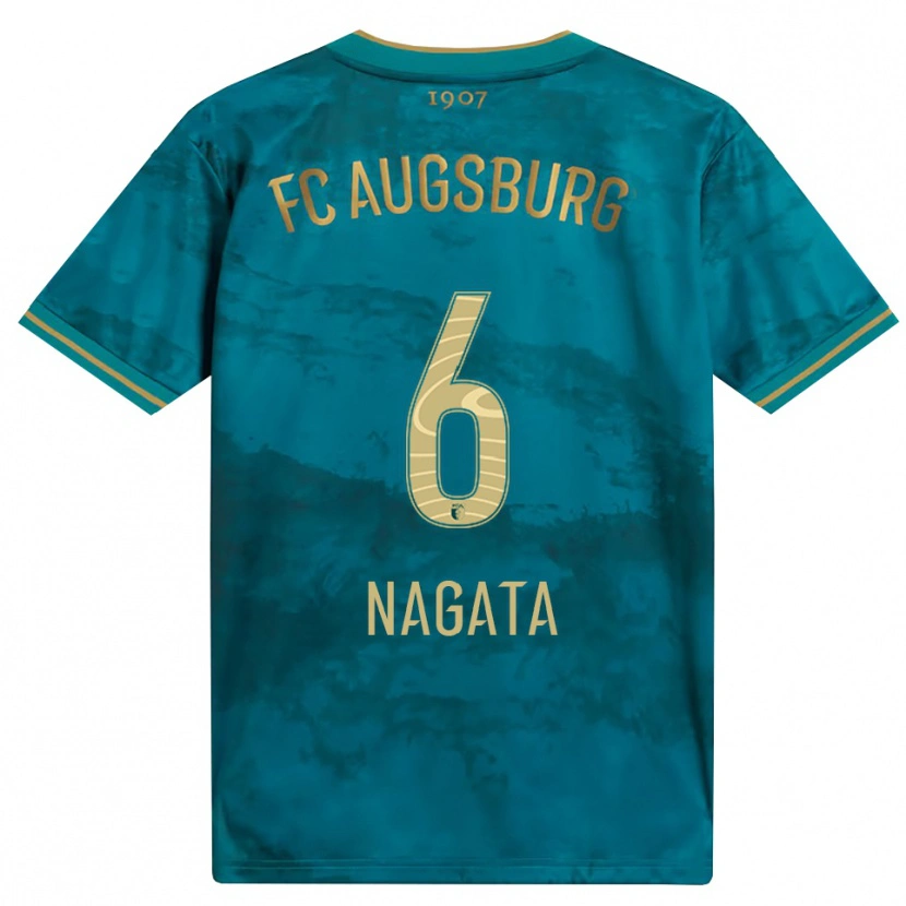 Danxen Herren Ryoji Nagata #6 Grün Braun Auswärtstrikot Trikot 2026/27 T-Shirt Schweiz