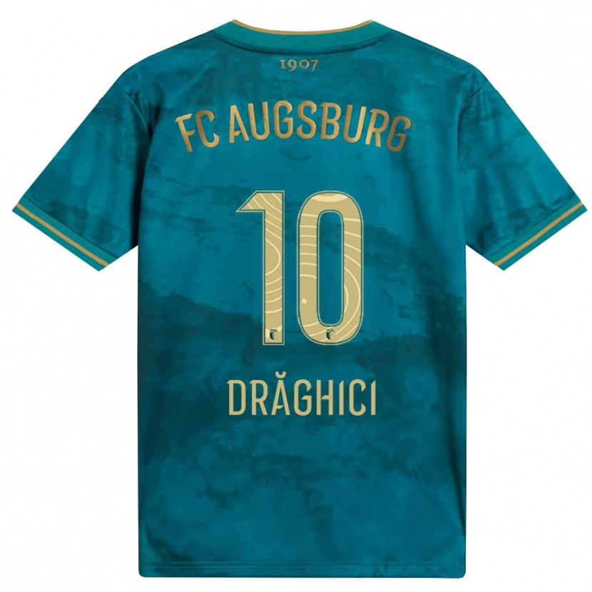 Danxen Herren Robert Drăghici #10 Grün Braun Auswärtstrikot Trikot 2026/27 T-Shirt Schweiz