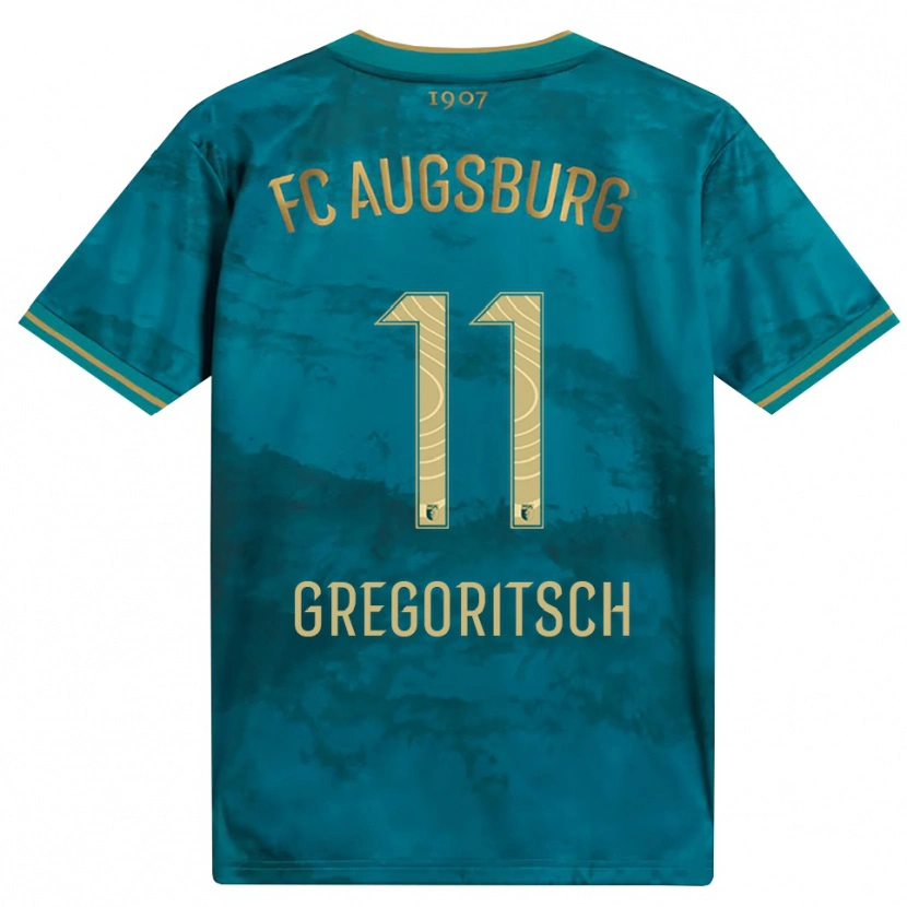 Danxen Herren Michael Gregoritsch #11 Grün Braun Auswärtstrikot Trikot 2026/27 T-Shirt Schweiz