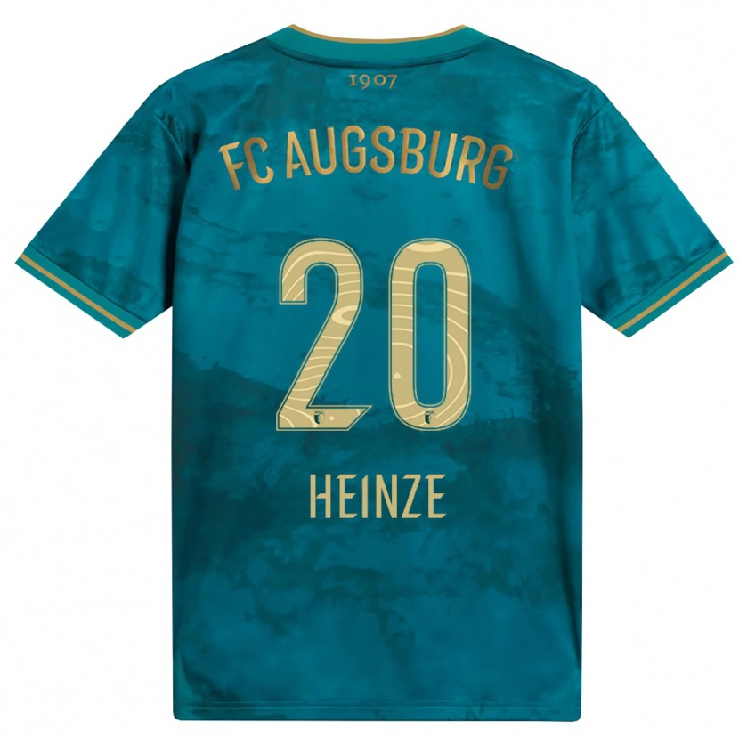 Danxen Herren Fynn Heinze #20 Grün Braun Auswärtstrikot Trikot 2026/27 T-Shirt Schweiz