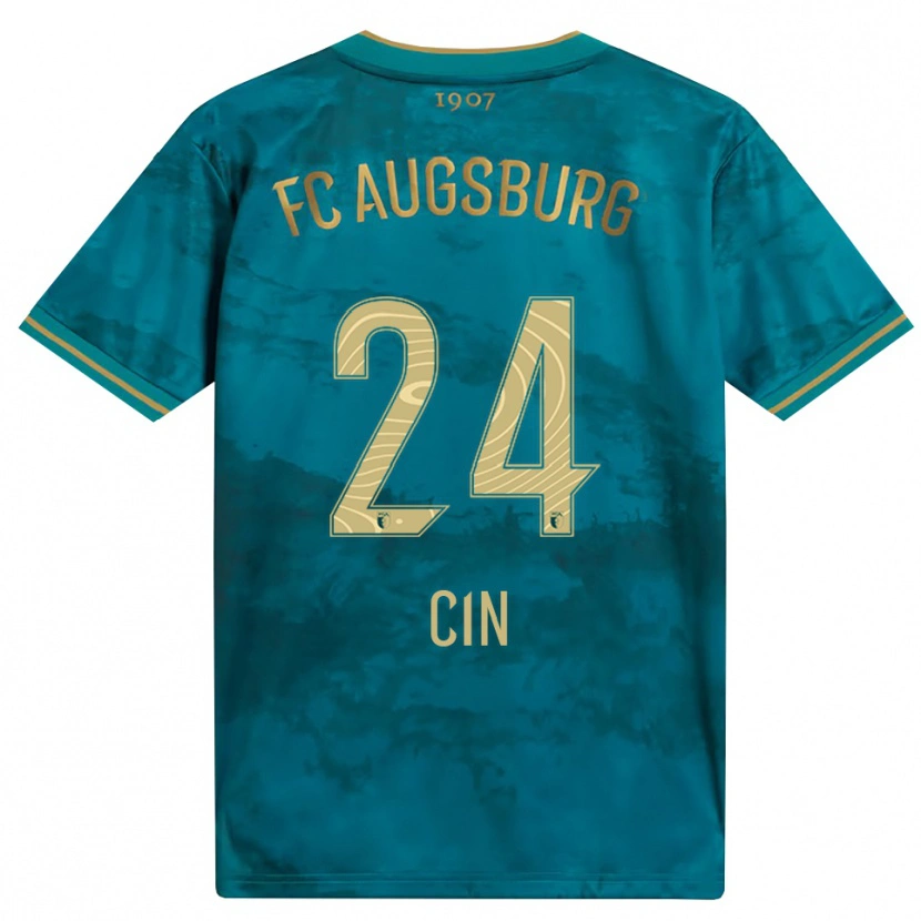 Danxen Herren Muhammed Cin #24 Grün Braun Auswärtstrikot Trikot 2026/27 T-Shirt Schweiz