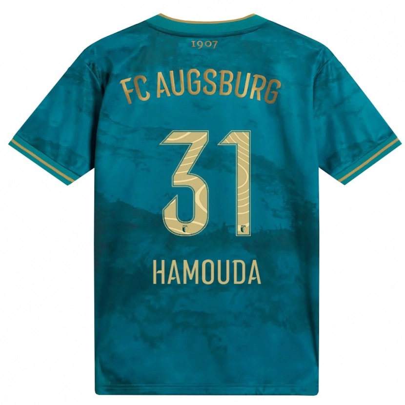 Danxen Herren Hania Hamouda #31 Grün Braun Auswärtstrikot Trikot 2026/27 T-Shirt Schweiz