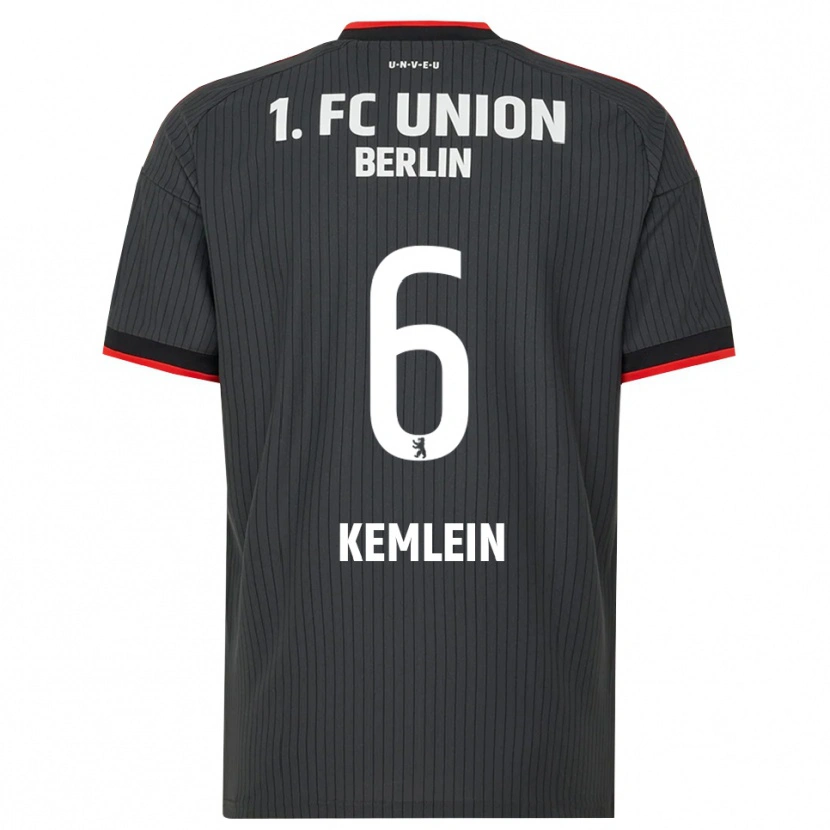 Danxen Herren Aljoscha Kemlein #6 Schwarz Weiß Rot Auswärtstrikot Trikot 2026/27 T-Shirt Schweiz