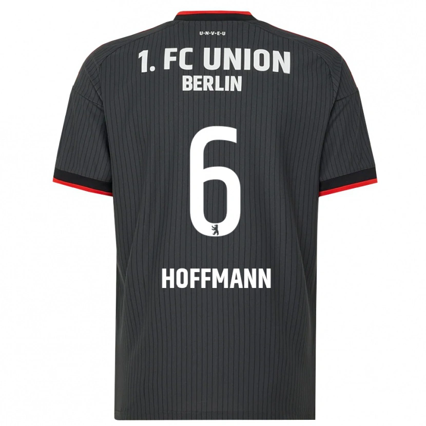 Danxen Herren Finn Hoffmann #6 Schwarz Weiß Rot Auswärtstrikot Trikot 2026/27 T-Shirt Schweiz