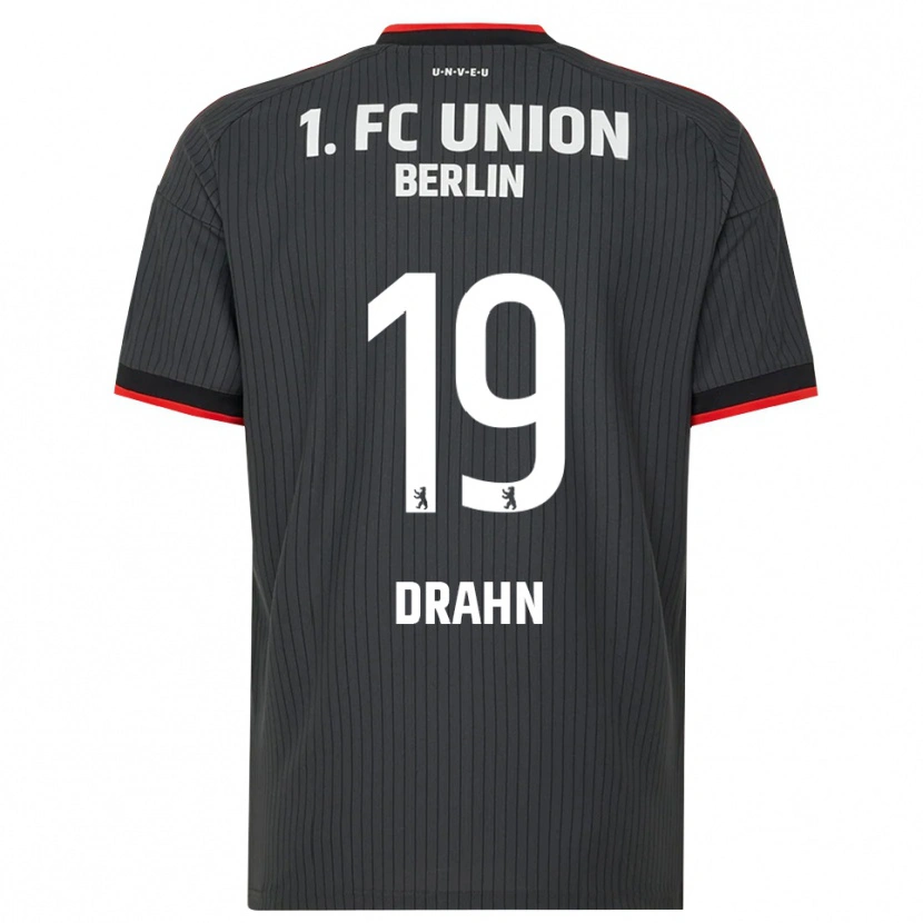 Danxen Herren Mika Drahn #19 Schwarz Weiß Rot Auswärtstrikot Trikot 2026/27 T-Shirt Schweiz