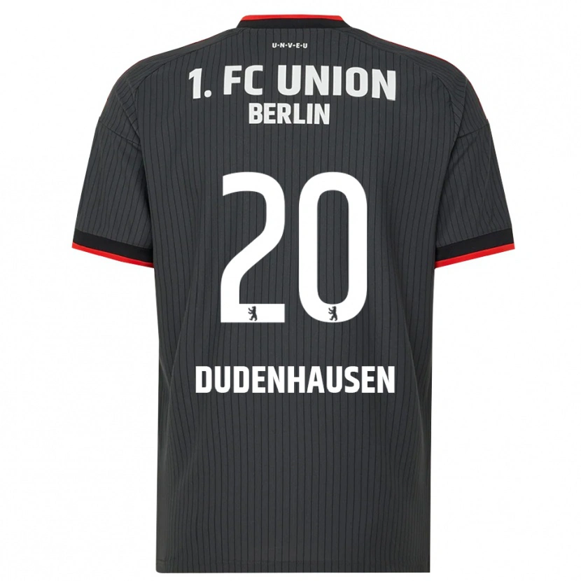 Danxen Herren Nicolas Dudenhausen #20 Schwarz Weiß Rot Auswärtstrikot Trikot 2026/27 T-Shirt Schweiz