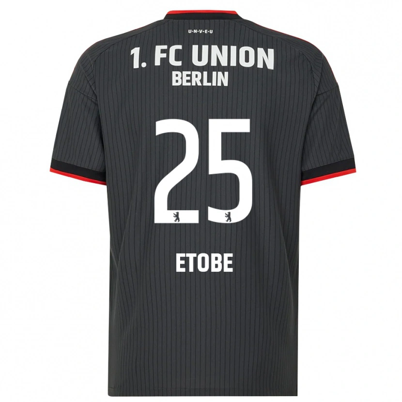 Danxen Herren Michael Etobe #25 Schwarz Weiß Rot Auswärtstrikot Trikot 2026/27 T-Shirt Schweiz