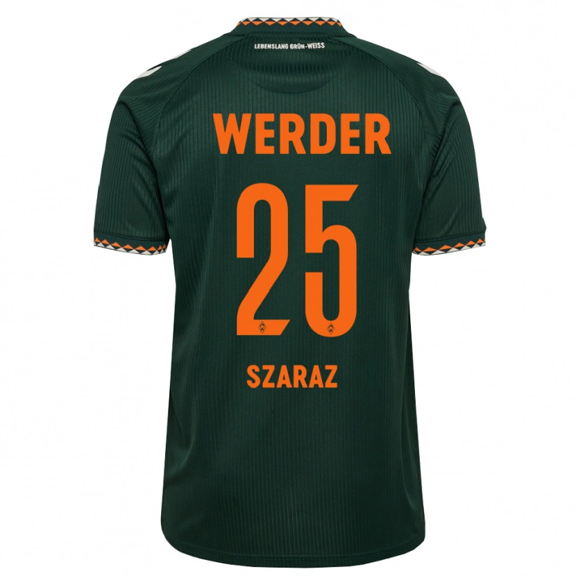 Danxen Herren Lina Szaraz #25 Dunkelgrün Orange Weiß Auswärtstrikot Trikot 2026/27 T-Shirt Schweiz