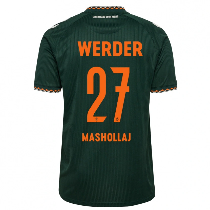 Danxen Herren Benjamin Mashollaj #27 Dunkelgrün Orange Weiß Auswärtstrikot Trikot 2026/27 T-Shirt Schweiz