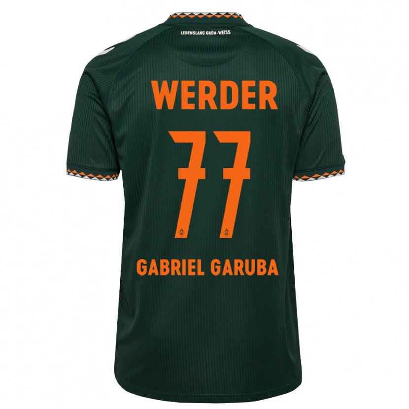 Danxen Herren Najib Gabriel Garuba #77 Dunkelgrün Orange Weiß Auswärtstrikot Trikot 2026/27 T-Shirt Schweiz