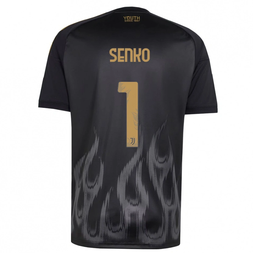 Danxen Herren Zsombor Senko #1 Schwarz Braun Ausweichtrikot Trikot 2026/27 T-Shirt Schweiz
