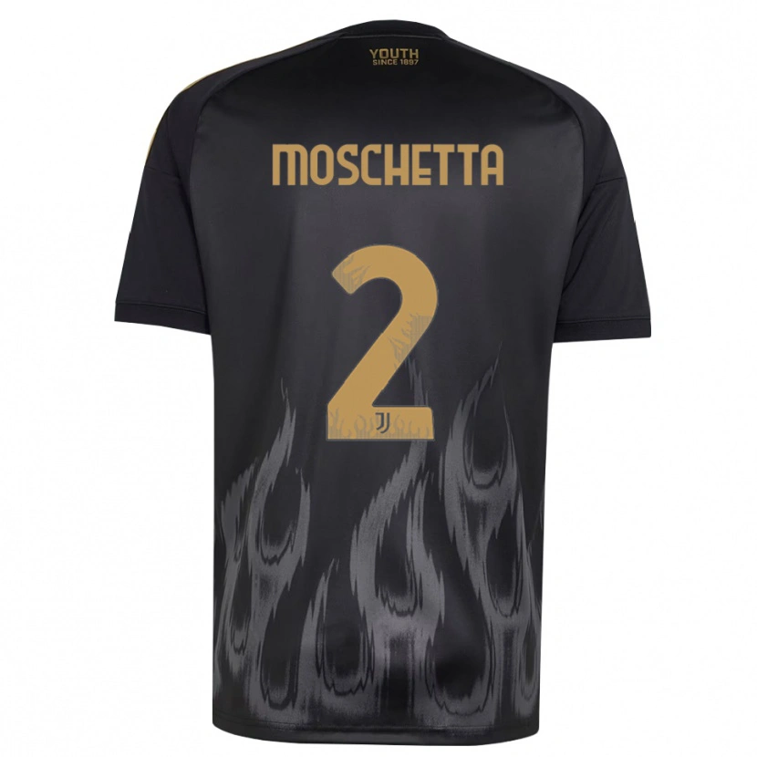 Danxen Herren Lorenzo Moschetta #2 Schwarz Braun Ausweichtrikot Trikot 2026/27 T-Shirt Schweiz