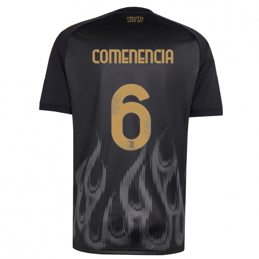 Danxen Herren Livano Comenencia #6 Schwarz Braun Ausweichtrikot Trikot 2026/27 T-Shirt Schweiz