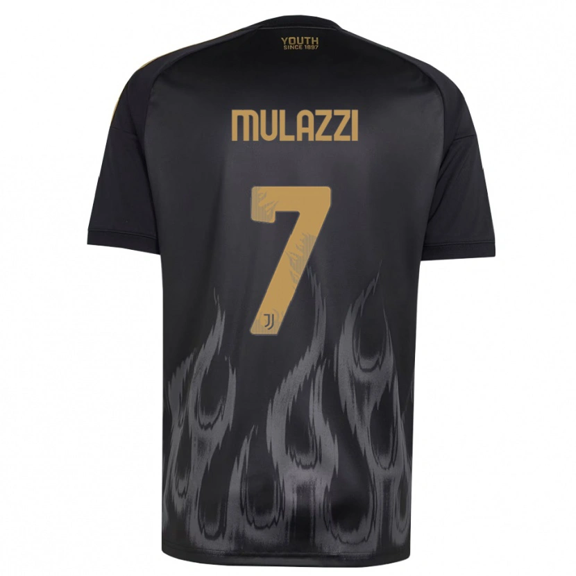 Danxen Herren Gabriele Mulazzi #7 Schwarz Braun Ausweichtrikot Trikot 2026/27 T-Shirt Schweiz