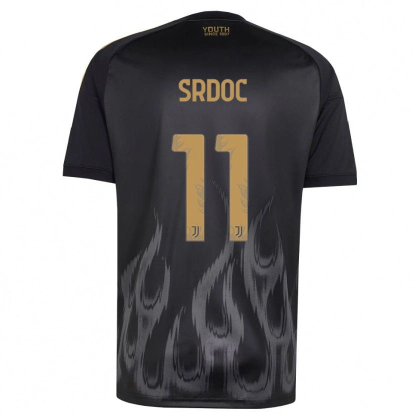 Danxen Herren Ivano Srdoc #11 Schwarz Braun Ausweichtrikot Trikot 2026/27 T-Shirt Schweiz