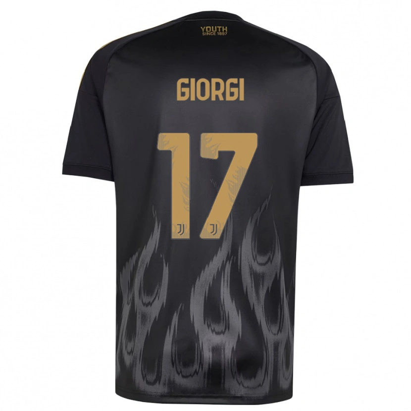 Danxen Herren Lorenzo Giorgi #17 Schwarz Braun Ausweichtrikot Trikot 2026/27 T-Shirt Schweiz