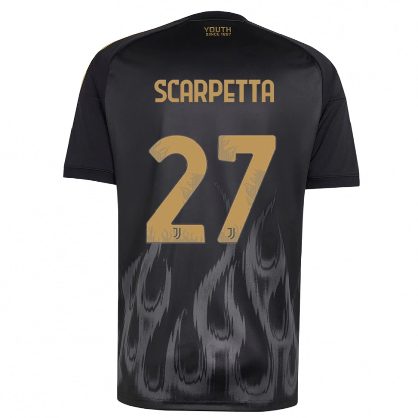 Danxen Herren Jacopo Scarpetta #27 Schwarz Braun Ausweichtrikot Trikot 2026/27 T-Shirt Schweiz