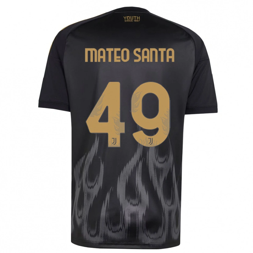 Danxen Herren Mateo Santa Maria #49 Schwarz Braun Ausweichtrikot Trikot 2026/27 T-Shirt Schweiz