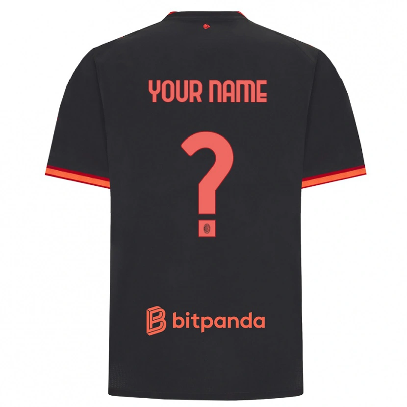 Danxen Herren Ihren Namen #0 Schwarz Rot Ausweichtrikot Trikot 2026/27 T-Shirt Schweiz