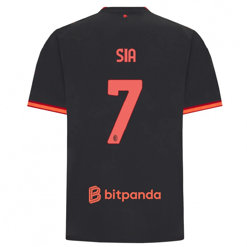 Danxen Herren Diego Sia #7 Schwarz Rot Ausweichtrikot Trikot 2026/27 T-Shirt Schweiz
