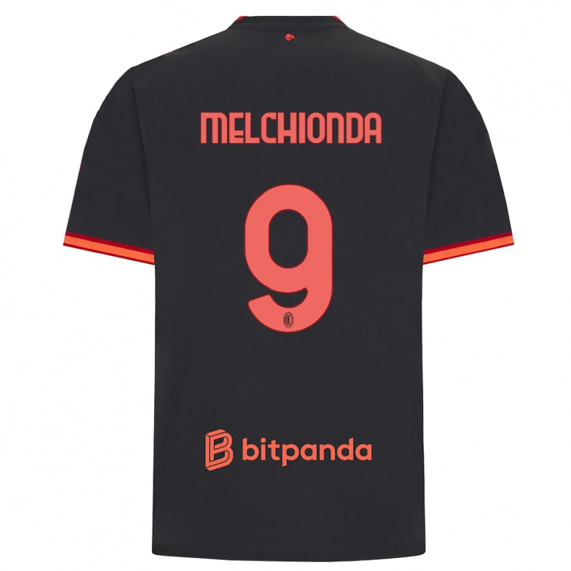 Danxen Herren Marco Melchionda #9 Schwarz Rot Ausweichtrikot Trikot 2026/27 T-Shirt Schweiz