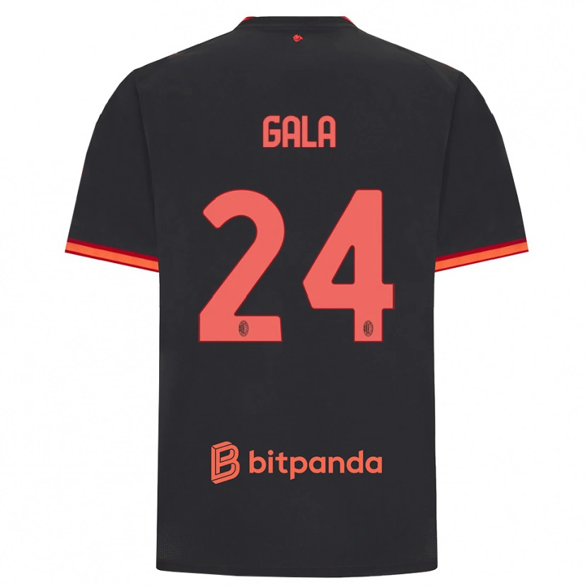 Danxen Herren Antonio Gala #24 Schwarz Rot Ausweichtrikot Trikot 2026/27 T-Shirt Schweiz