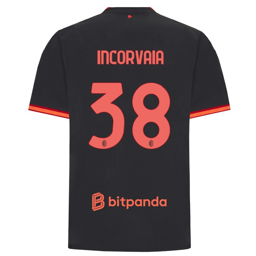 Danxen Herren Giovanni Incorvaia #38 Schwarz Rot Ausweichtrikot Trikot 2026/27 T-Shirt Schweiz