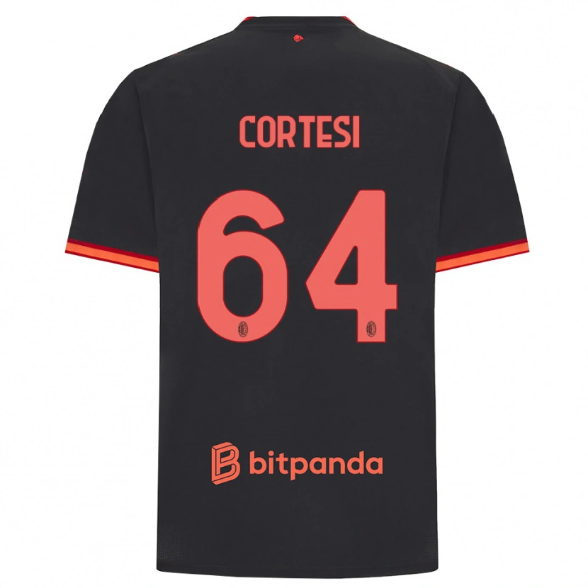 Danxen Herren Selena Cortesi #64 Schwarz Rot Ausweichtrikot Trikot 2026/27 T-Shirt Schweiz