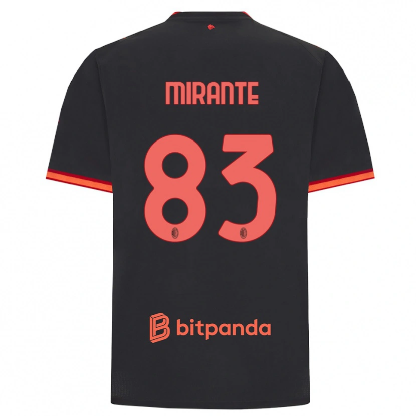 Danxen Herren Antonio Mirante #83 Schwarz Rot Ausweichtrikot Trikot 2026/27 T-Shirt Schweiz