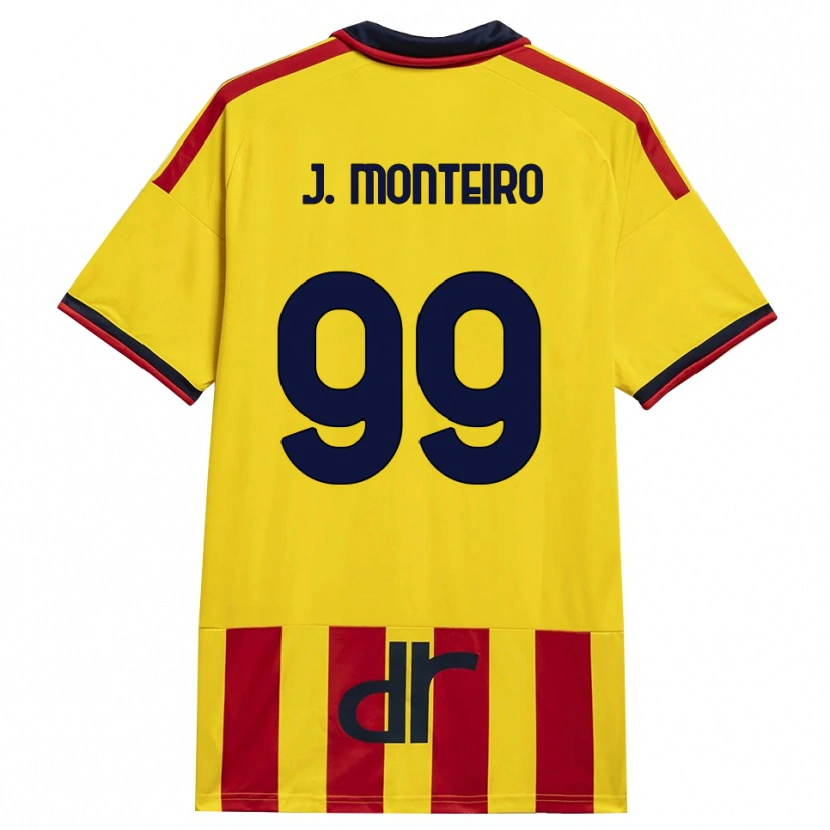 Danxen Herren Joël Monteiro #99 Gelb Rot Heimtrikot Trikot 2026/27 T-Shirt Schweiz