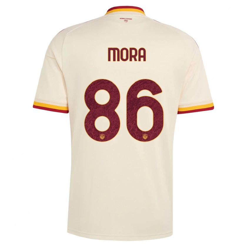 Danxen Damen Rodrigo Mora #86 Champagner Rot Gelb Auswärtstrikot Trikot 2026/27 T-Shirt Schweiz