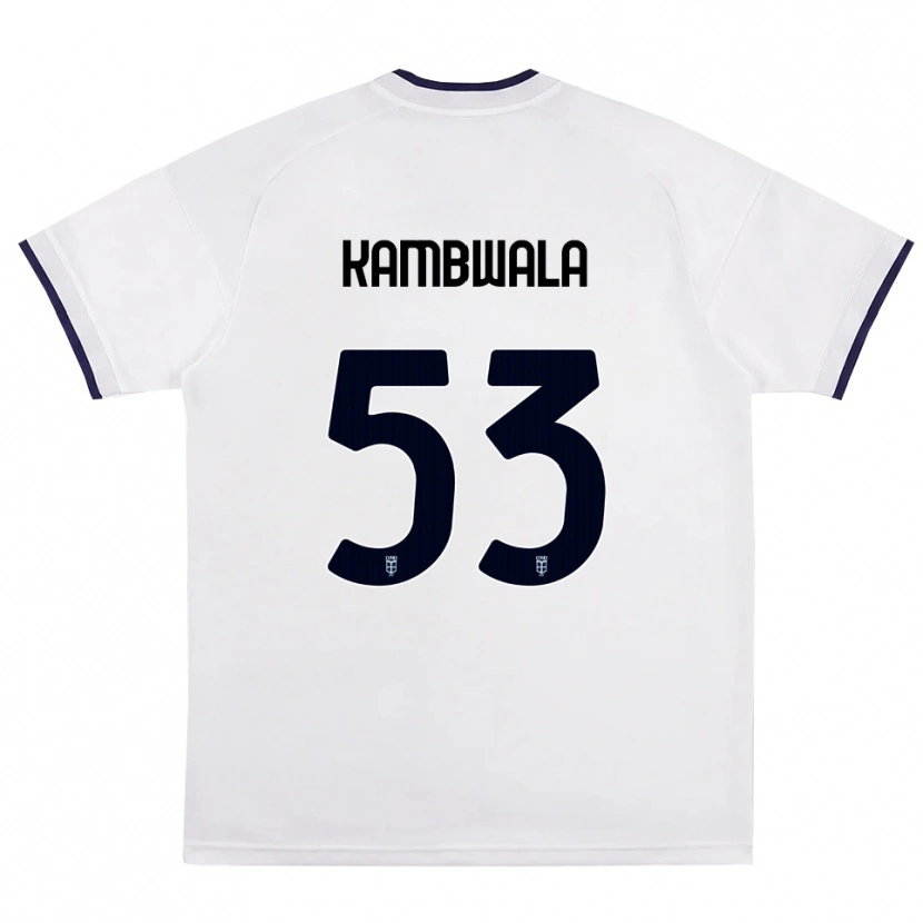 Danxen Damen Willy Kambwala #53 Weiß Rot Königsblau Auswärtstrikot Trikot 2026/27 T-Shirt Schweiz