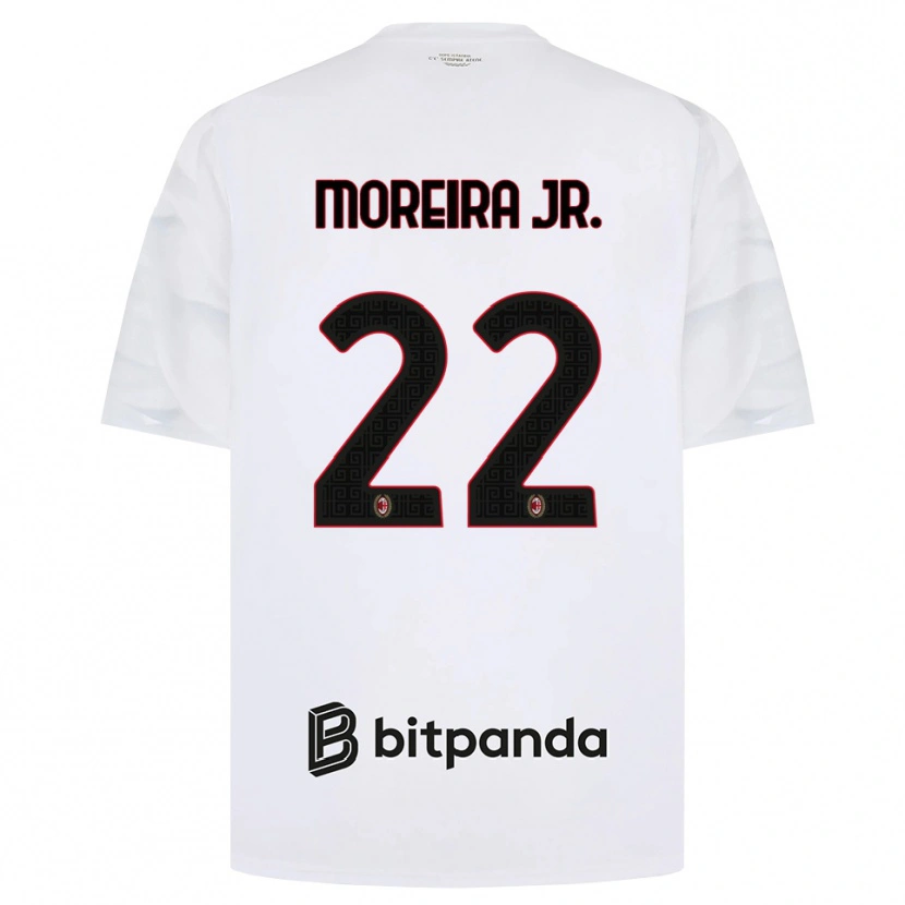 Danxen Damen Diego Moreira #22 Weiß Rot Schwarz Auswärtstrikot Trikot 2026/27 T-Shirt Schweiz