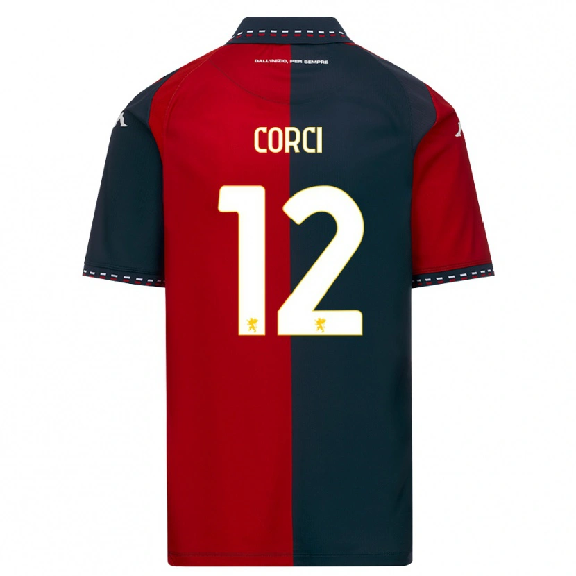 Danxen Damen Tommaso Corci #12 Rot Schwarz Weiß Heimtrikot Trikot 2026/27 T-Shirt Schweiz