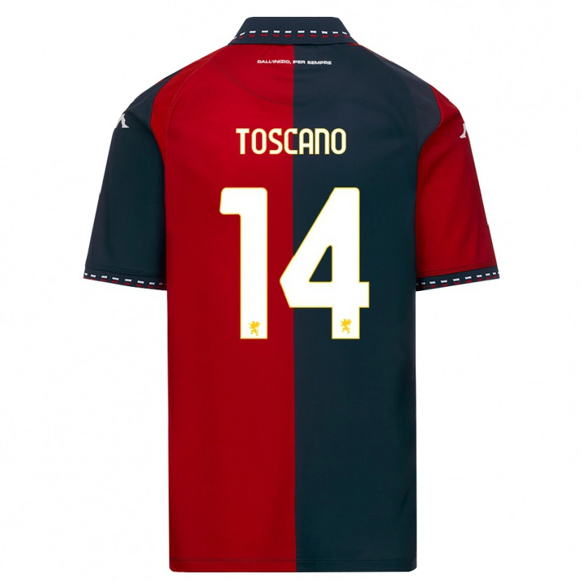 Danxen Damen Filippo Toscano #14 Rot Schwarz Weiß Heimtrikot Trikot 2026/27 T-Shirt Schweiz