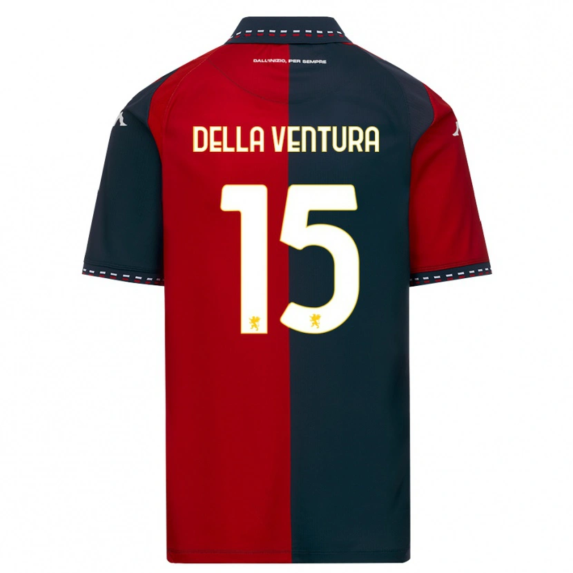 Danxen Damen Lorenzo Della Ventura #15 Rot Schwarz Weiß Heimtrikot Trikot 2026/27 T-Shirt Schweiz