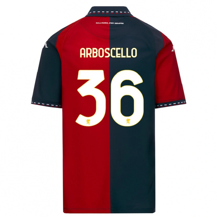 Danxen Damen Riccardo Arboscello #36 Rot Schwarz Weiß Heimtrikot Trikot 2026/27 T-Shirt Schweiz