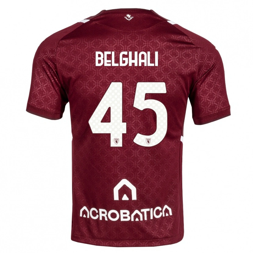 Danxen Damen Rafik Belghali #45 Burgund Weiß Heimtrikot Trikot 2026/27 T-Shirt Schweiz