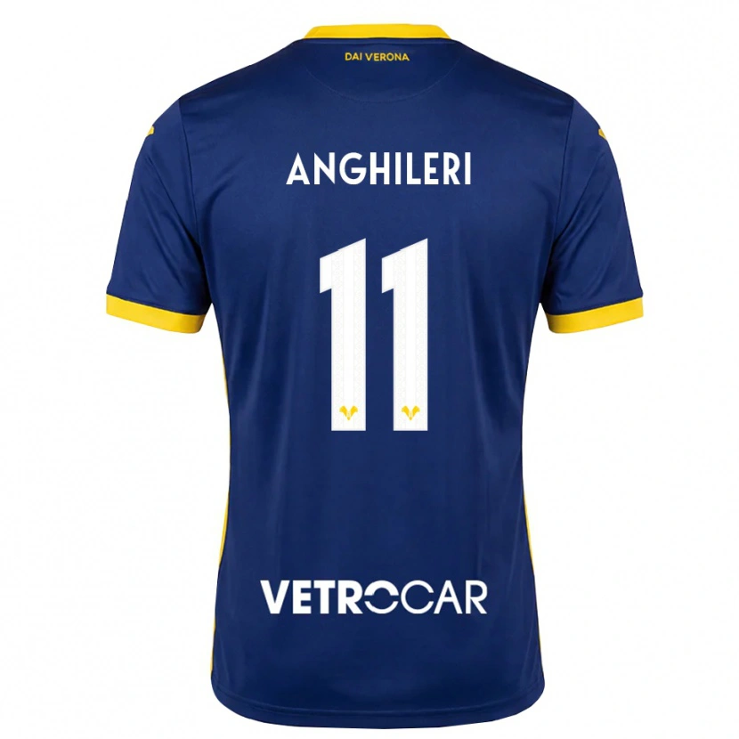 Danxen Damen Federica Anghileri #11 Königsblau Gelb Weiß Heimtrikot Trikot 2026/27 T-Shirt Schweiz